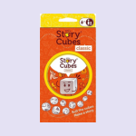 Rory's Story Cubes, an engaging ELA game where children roll the dice and create stories based on the images they see