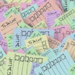 Assessment - Executive Function: Image of multi-colored post-it notes showing empty To-Do lists, signifying an assessment involving executive function